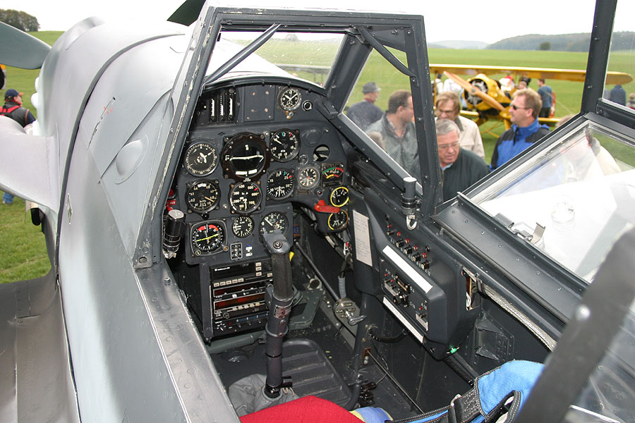 Ein Blick in das Cockpit