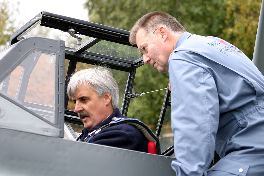 Startvorbereitung mit Sigi Kroll